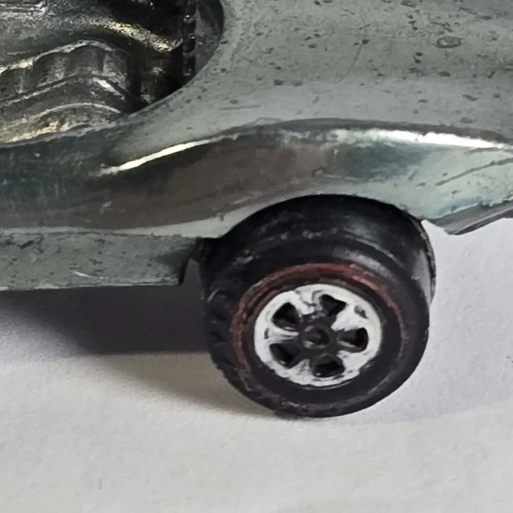 JOHNNY LIGHTNING TOPPER CUSTOM TURBINE GREEN *NO CANOPY